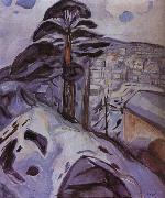 Edvard Munch Winter oil painting artist